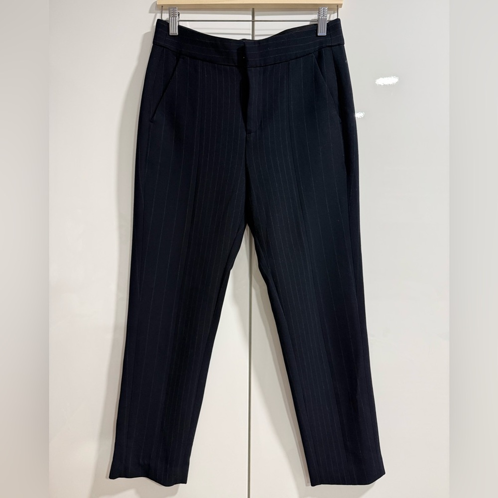 JOIE NAVY STRIPED PANTS SIZE 6